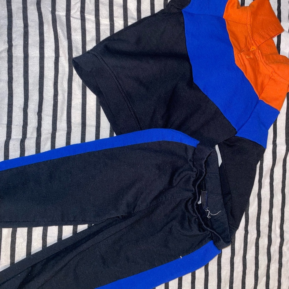 Color block sweatsuit